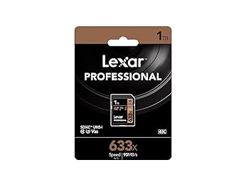 レキサー Professional SDXC LSD1TCB633 Amazon | Lexar Professional 633x 1TB LSD1TCB633 SDXC UHS-I